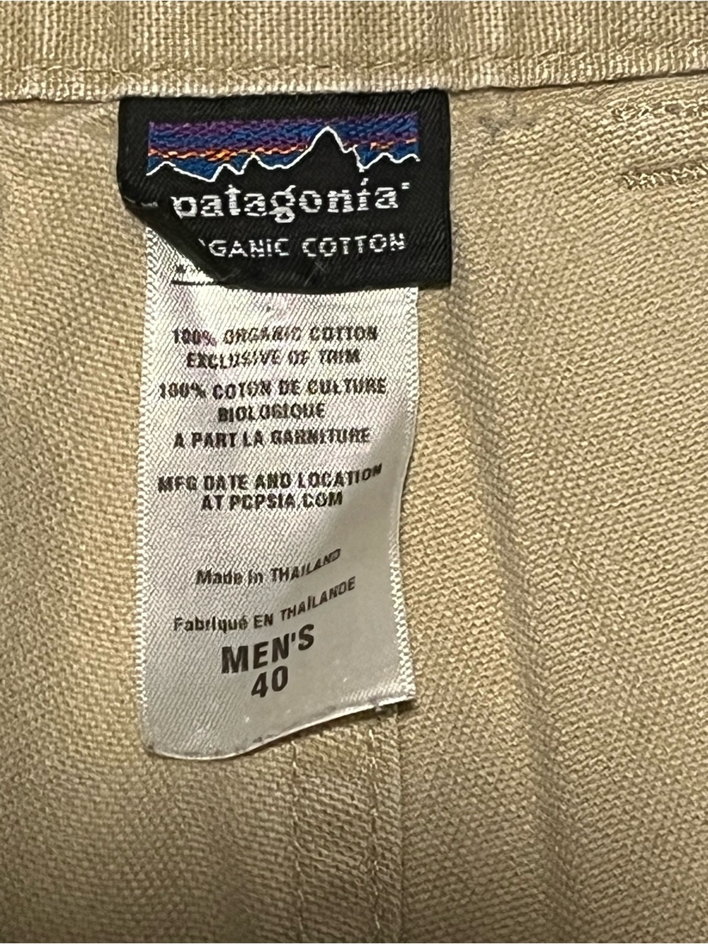 Patagonia Organic Cotton Chinos - Perfect for Work/Outdoor Wear. - Picture 5 of 8
